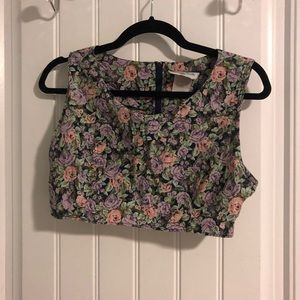 Vintage crop top 80s